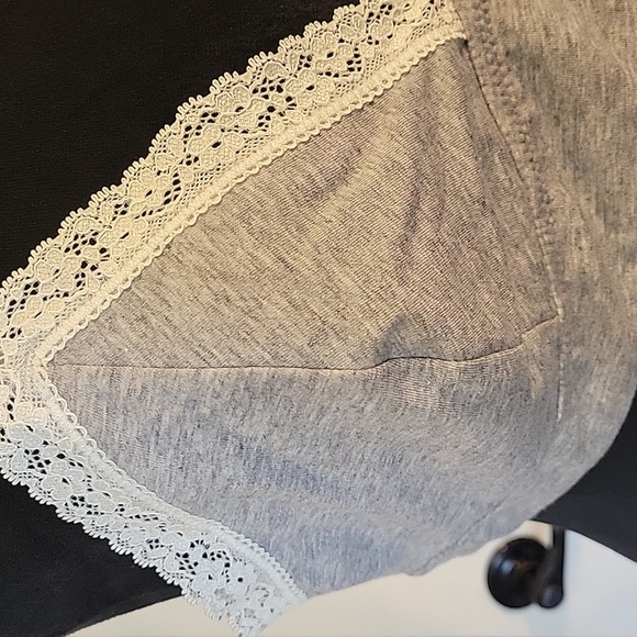 Jenni Gray Lace Trim Bralette NWOT size XL - Picture 3 of 11